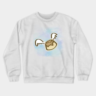 Flying flan white Crewneck Sweatshirt